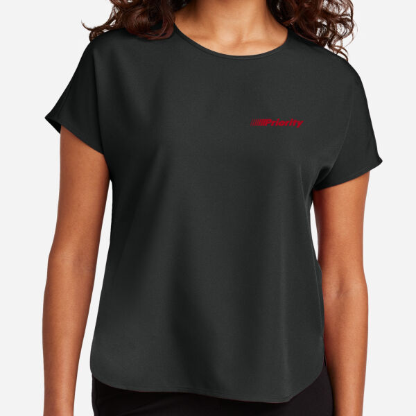 Mercer Women's Stretch Crepe Crew Thumbnail