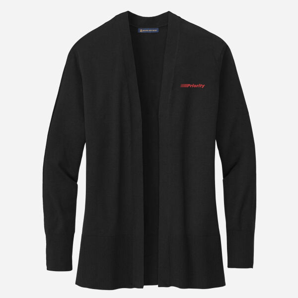 Brooks Brothers Women's Cotton Stretch Long Cardigan Sweater Thumbnail